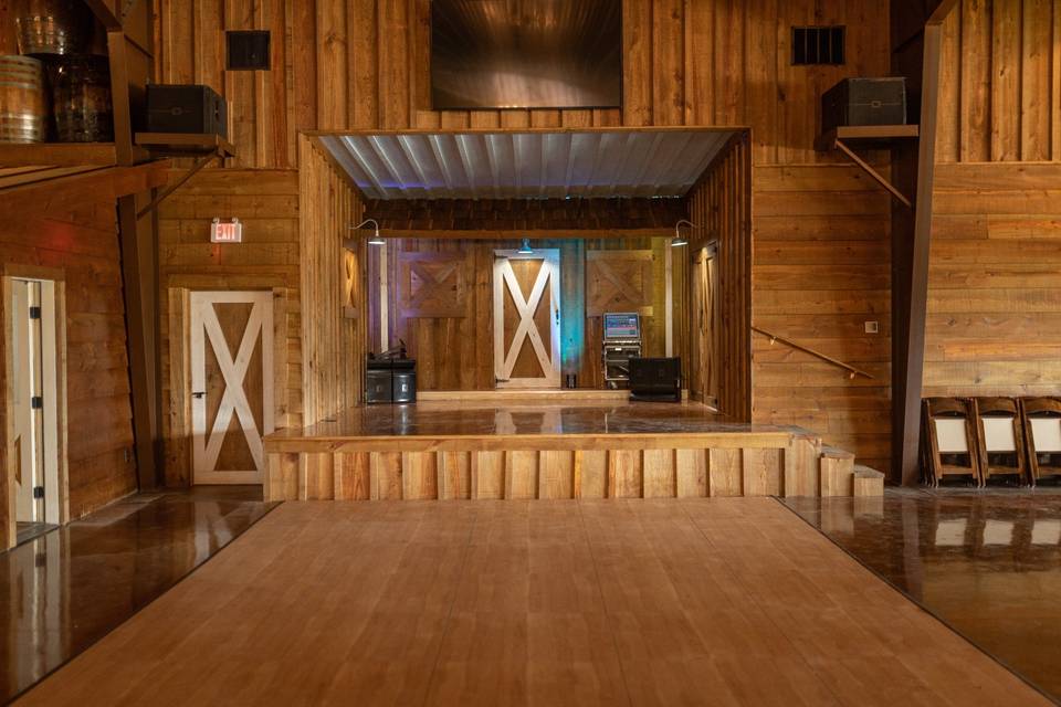 Stage and Dance Floor