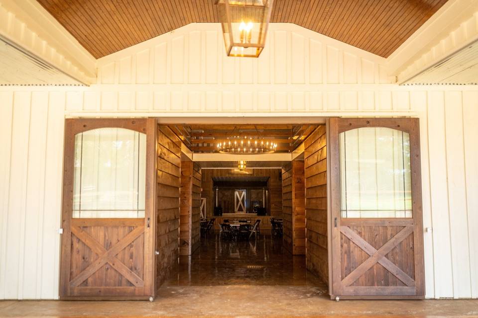 Grand Entry through Barn Doors
