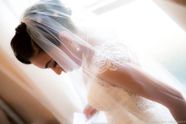 Marcella going over her vows