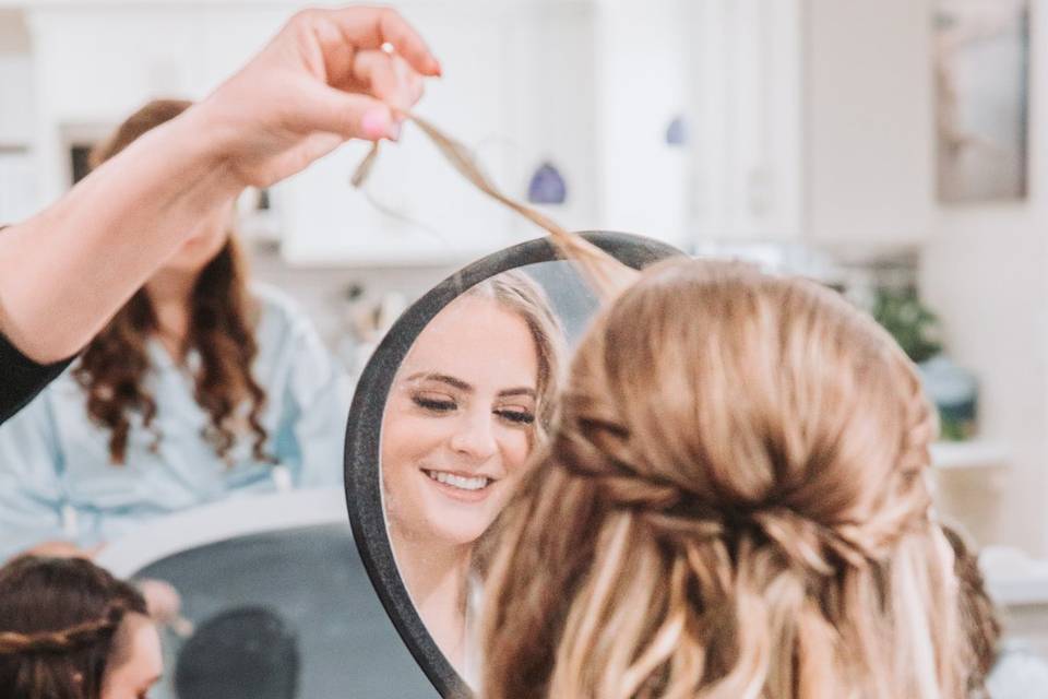 Hair and makeup