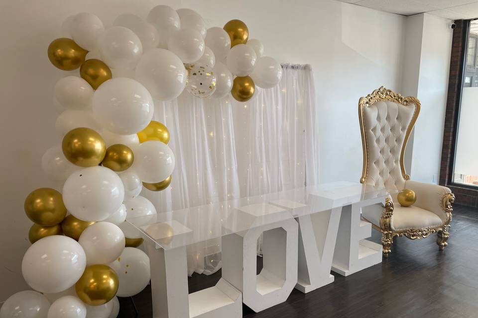 Wedding setup/decor