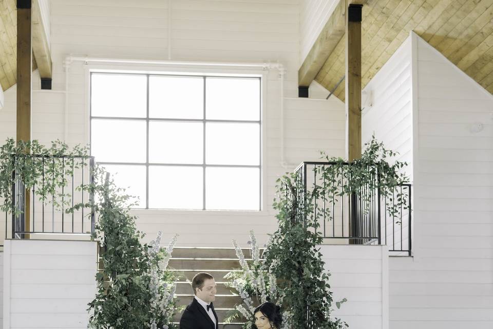 Cascading Wedding Staircase