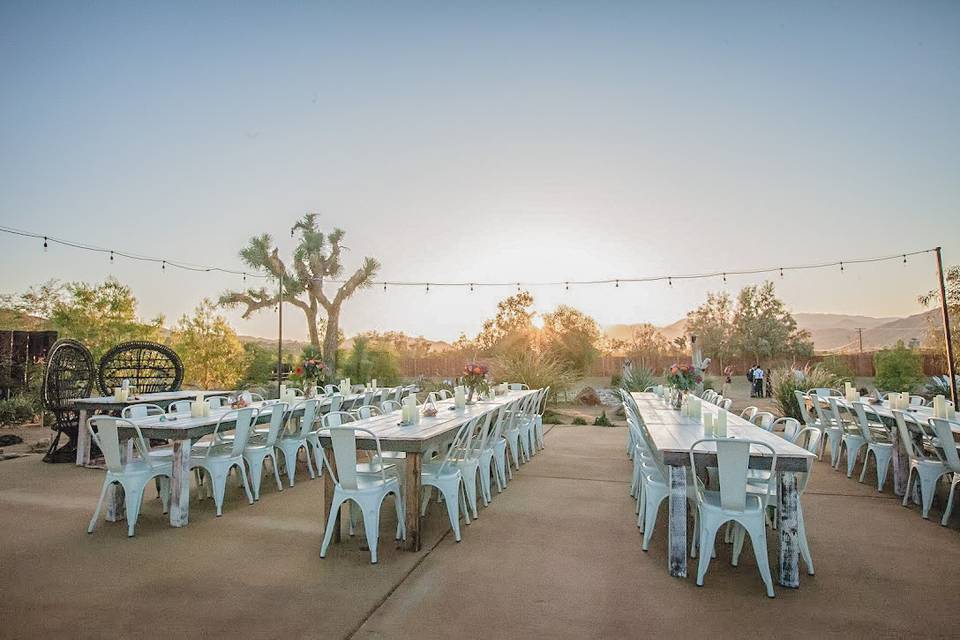 Yucca Valley outdoor wedding