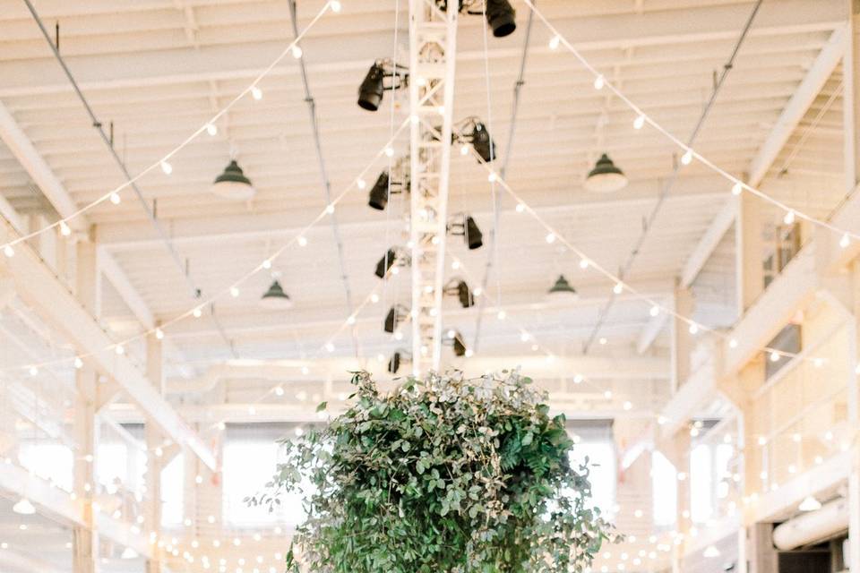 Hanging Structure & Cafe Light