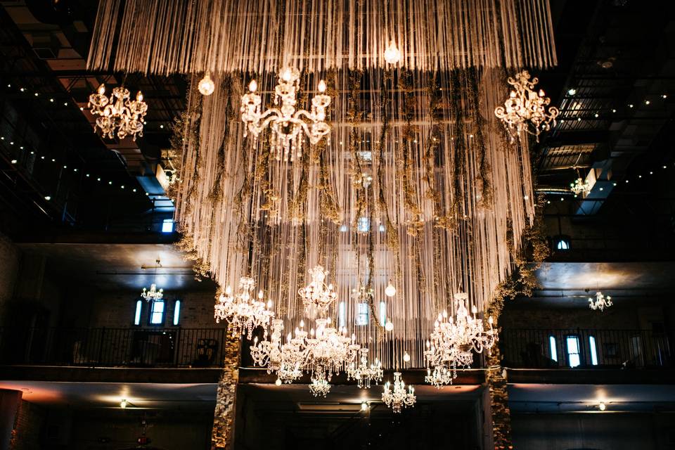 Fringe, Edisons and Chandelier