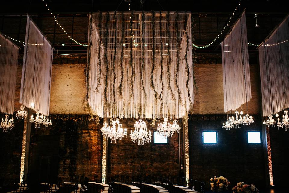 Fringe, Edisons and Chandelier