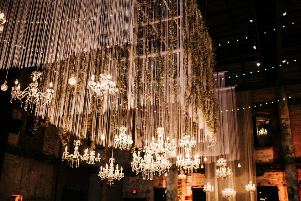 Fringe, Edisons and Chandelier