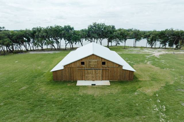 Barn & Lake View