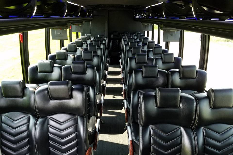 35 passenger Coach inside