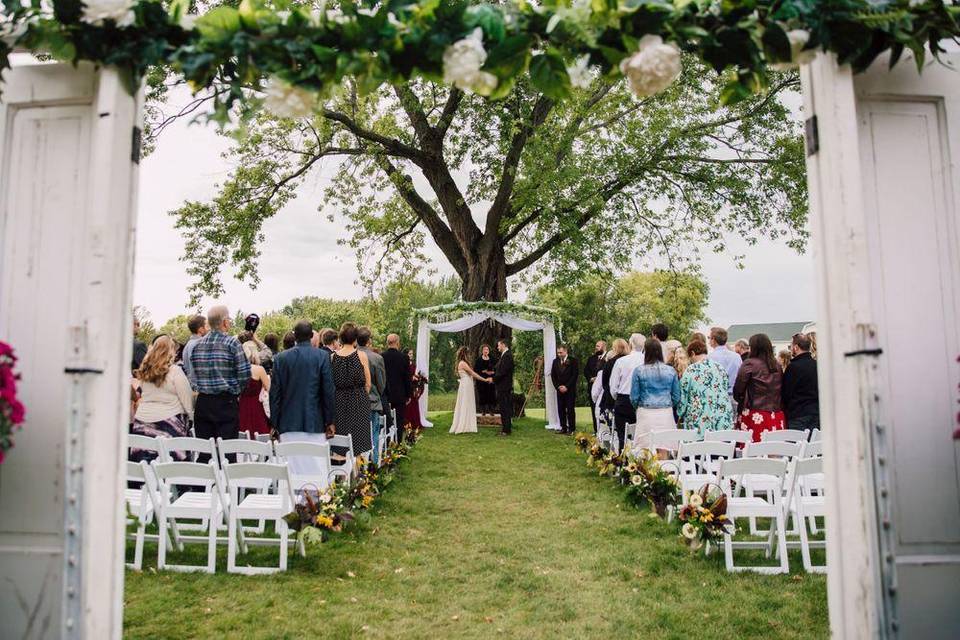 Outdoor ceremony