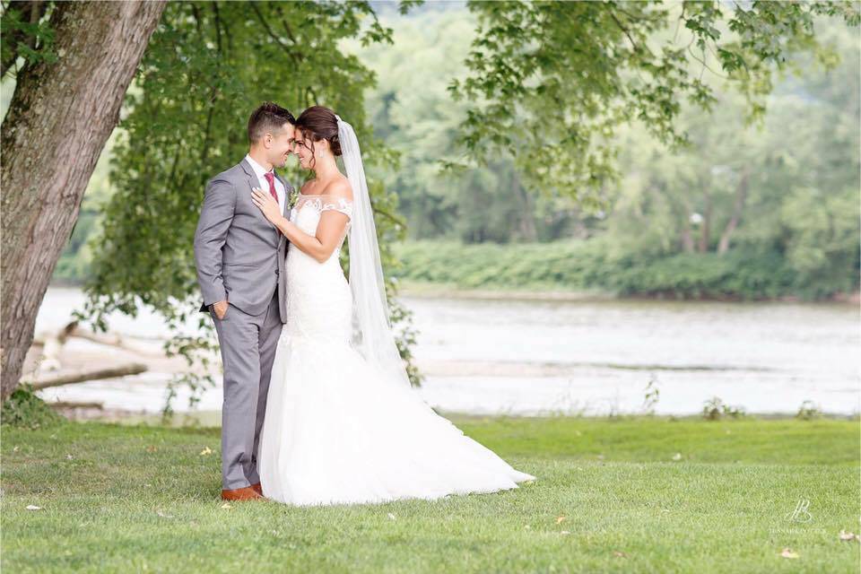 Couple by the lake