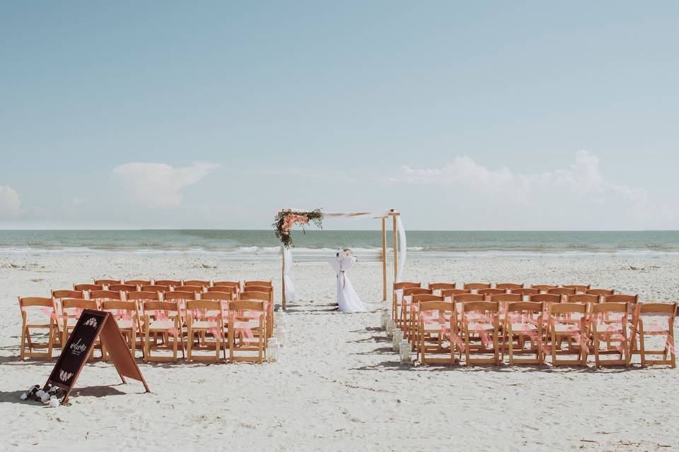 Beach ceremony