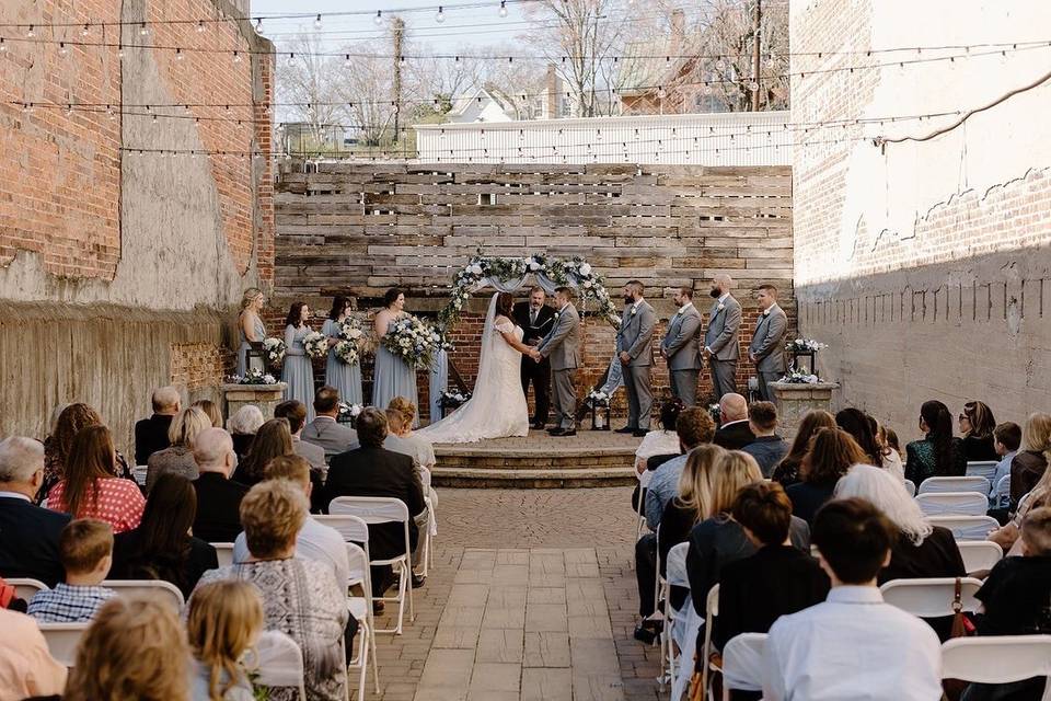 Outdoor ceremony