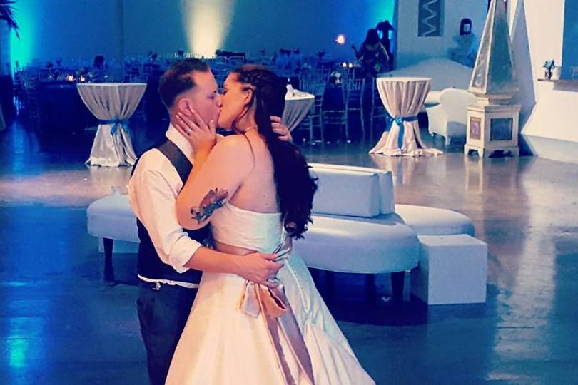 Couple kissing