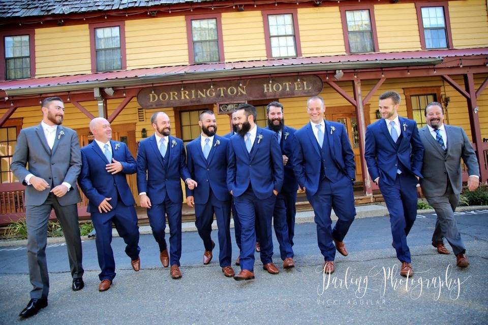 Groom and groomsmen