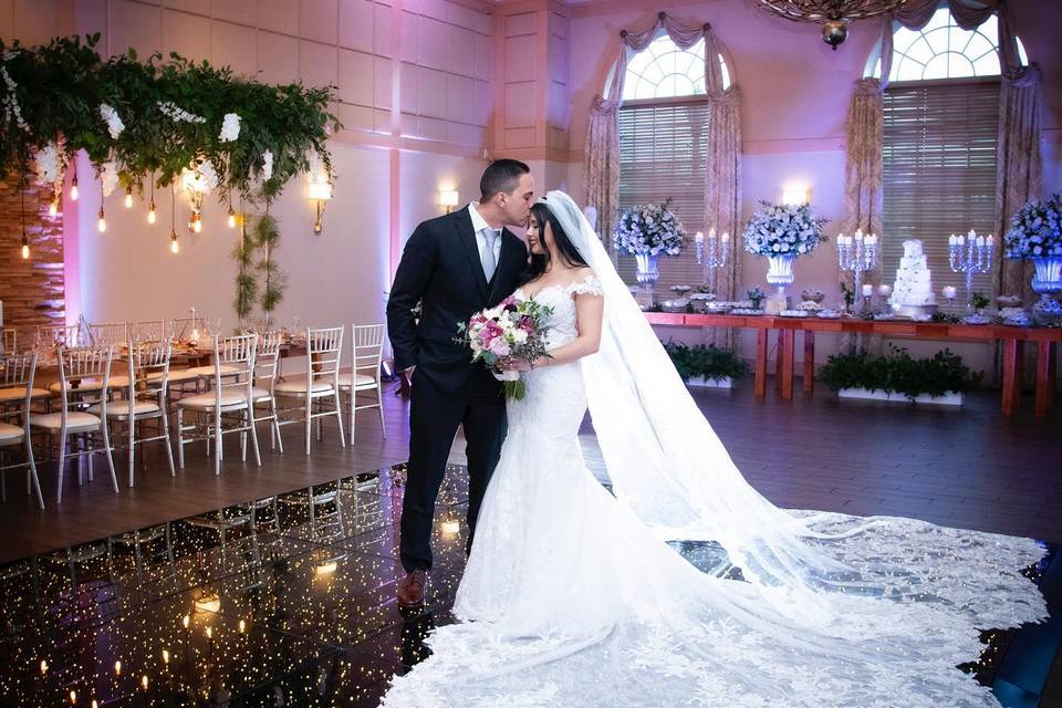 Before the reception begins