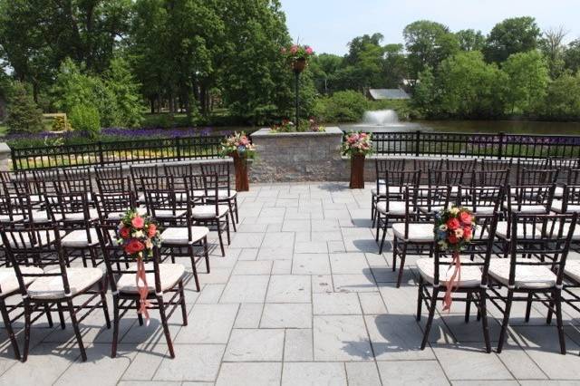 Outdoor wedding venue