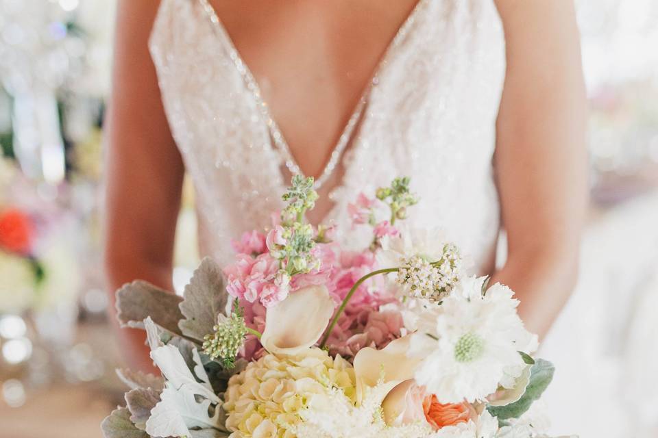 Close Up Bridal Bouquets