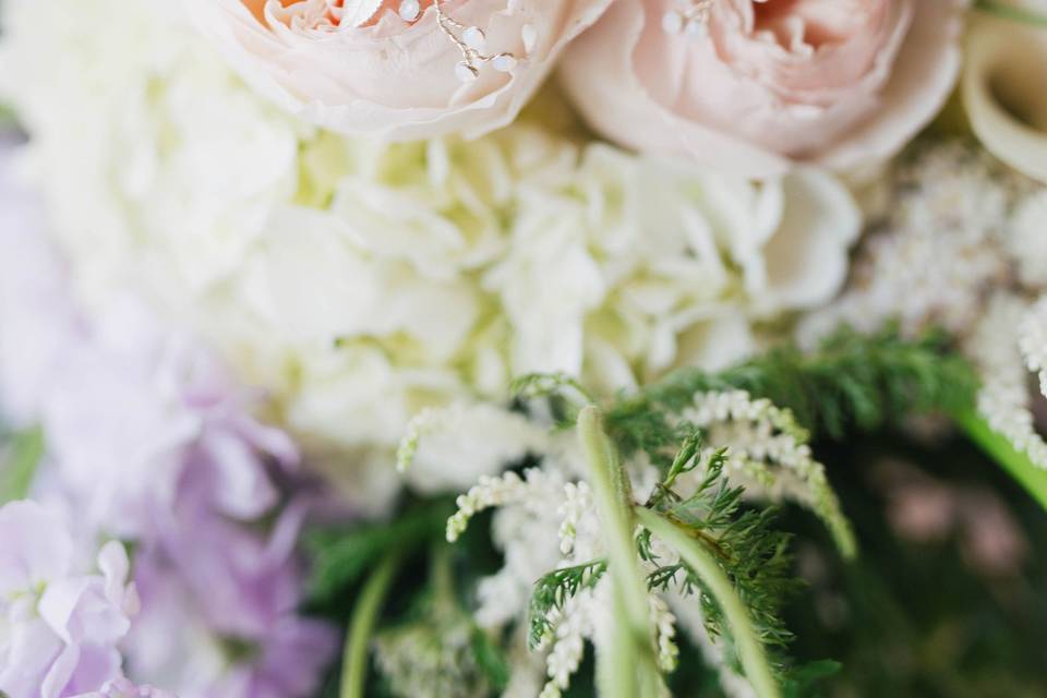 Detail Bridal Bouquet Bling