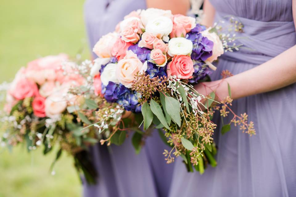 Detail Bridesmaids Bouquets