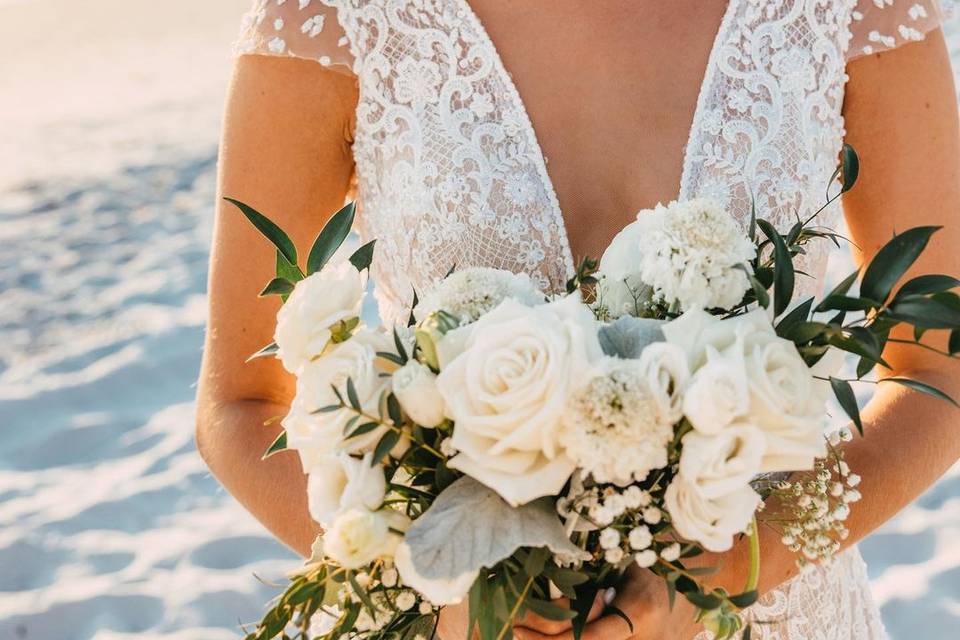 White bouquet