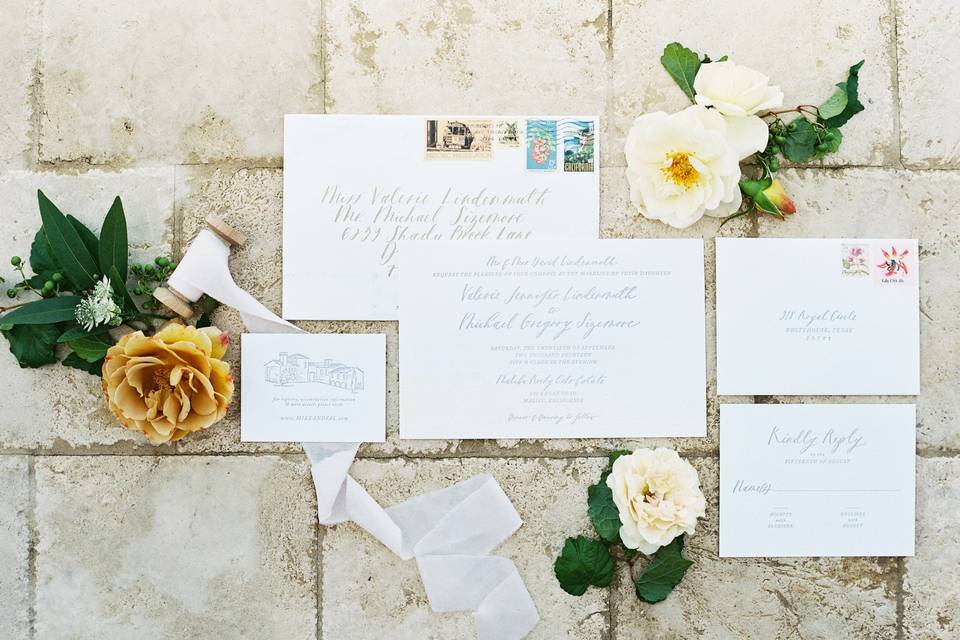 Wedding stationery