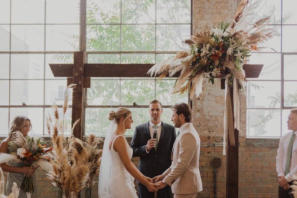 Ceremony in progress