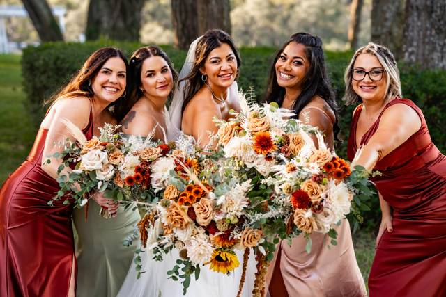 Autumn Boho Bridesmaid Bouquet