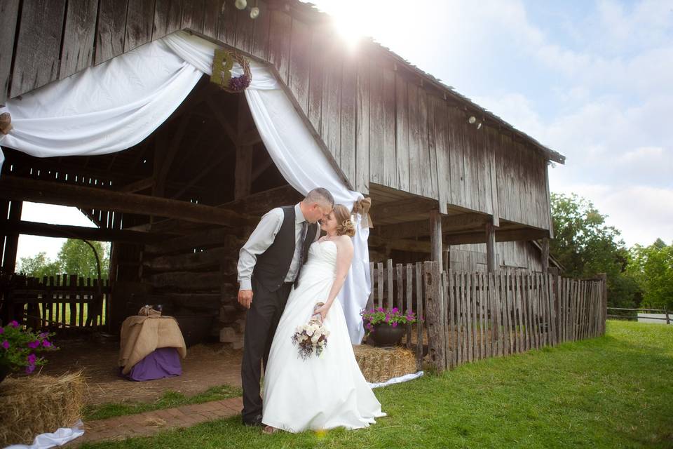 Bride & Groom - Barn