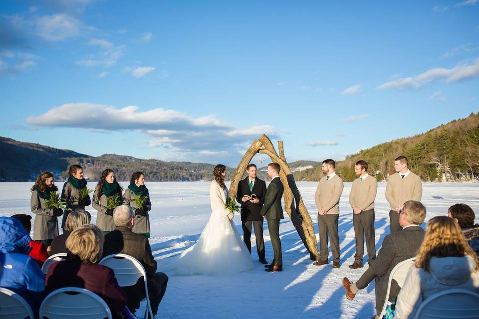 Winter Ice Wedding