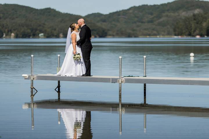 Summer Kiss on the Docks