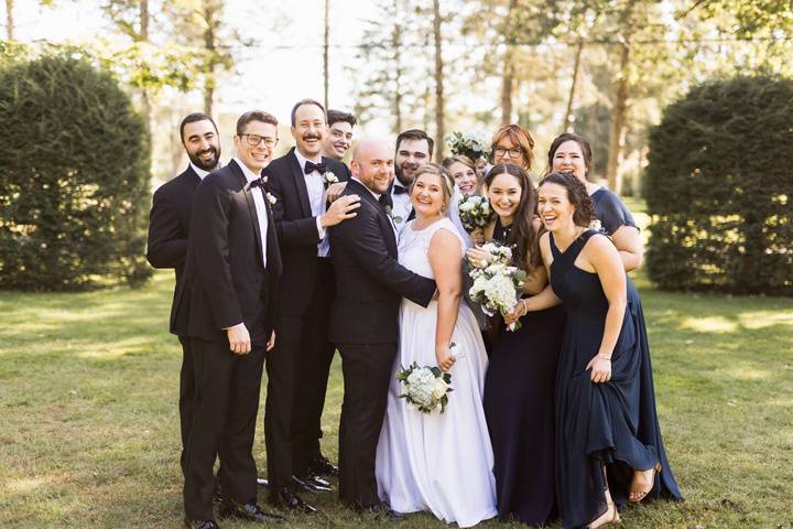 Wedding Party Smiles