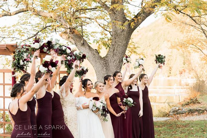 Wedding Party Smiles