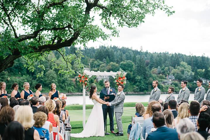 Laughter during Ceremony