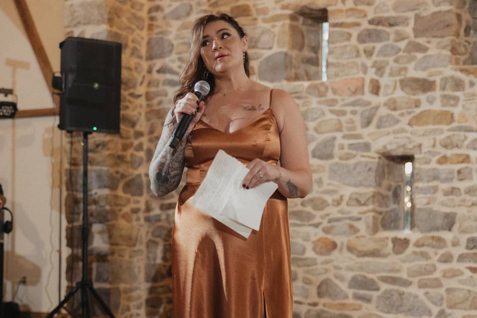 Speech candid
