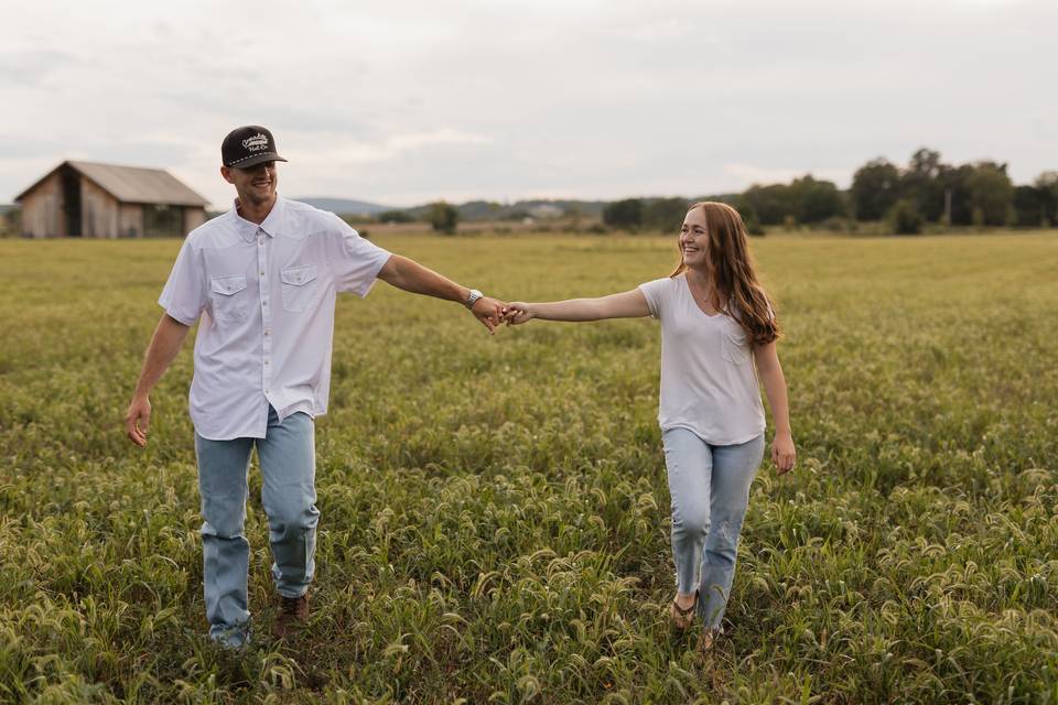 Engagement session gettysburg