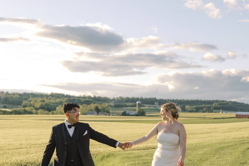 Bride and groom