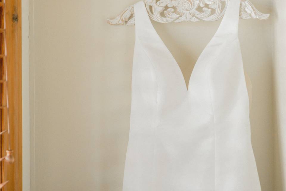 Elegant bridal gown