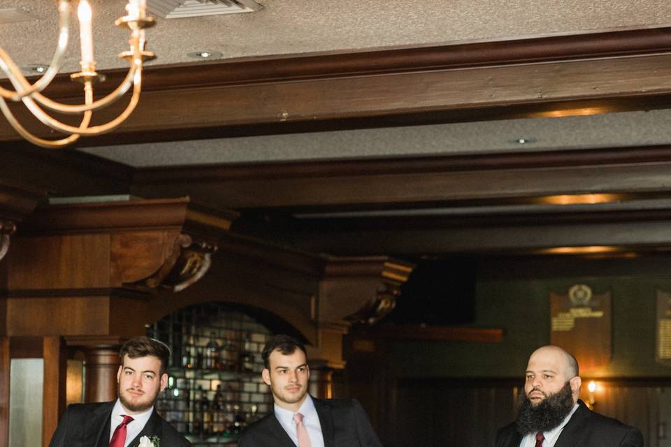 Groom and groomsmen