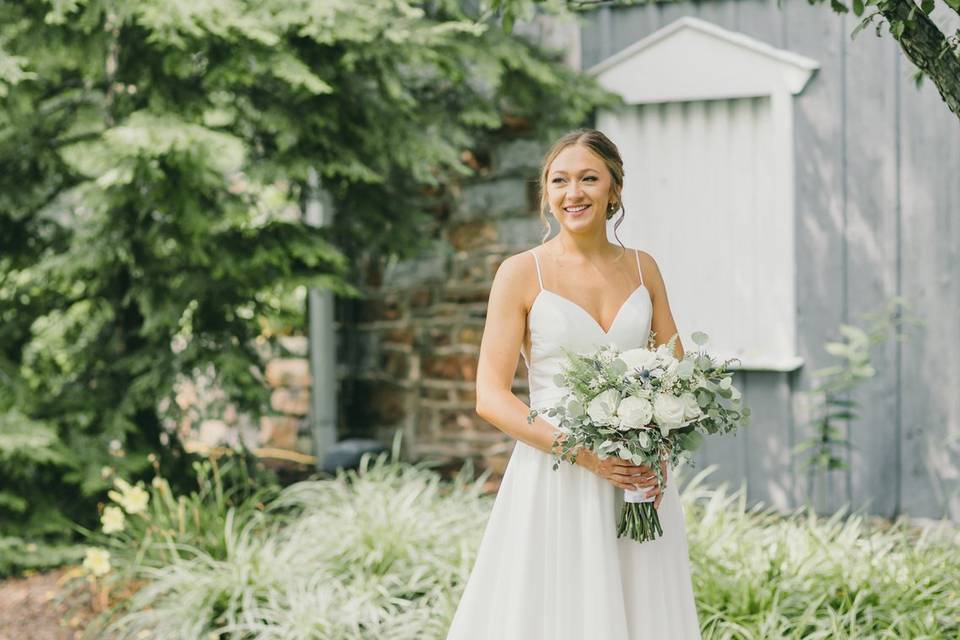 Portrait of bride