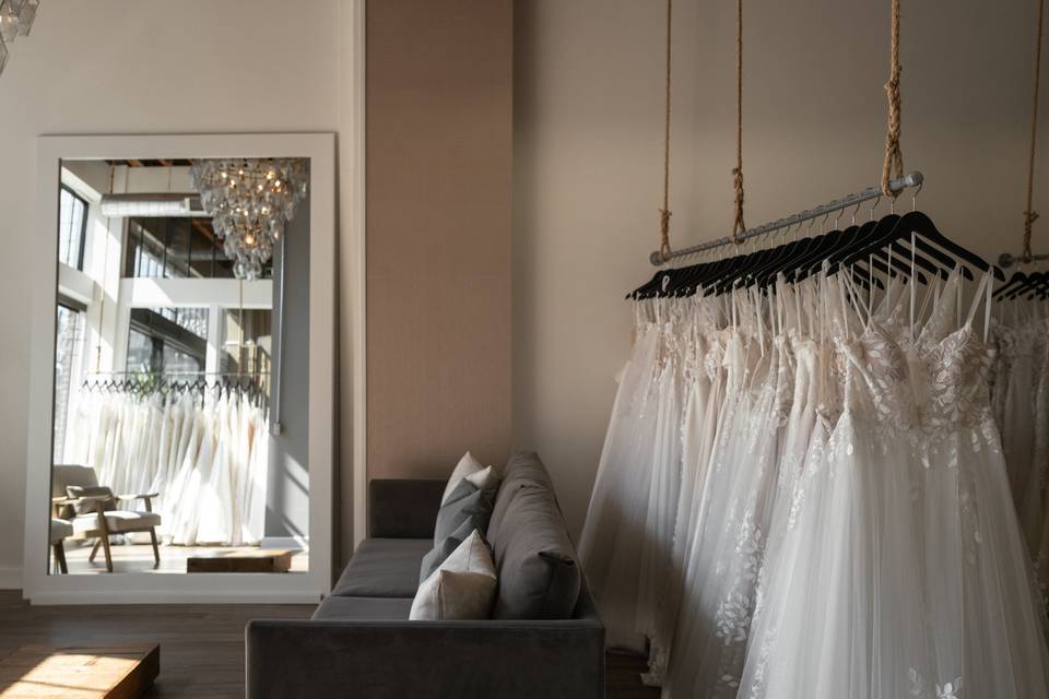 Intimate boutique setting