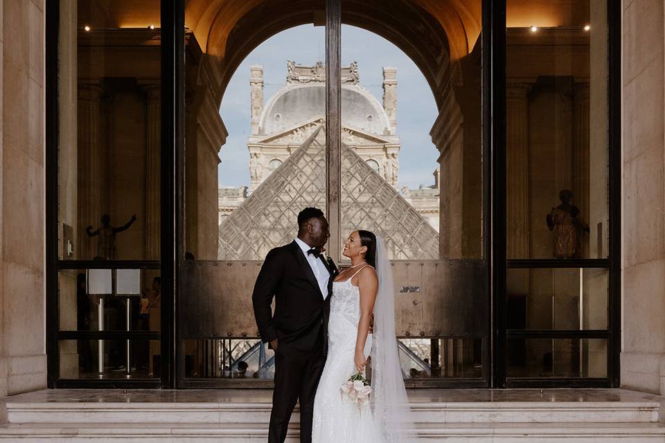 Wedding photos in Paris