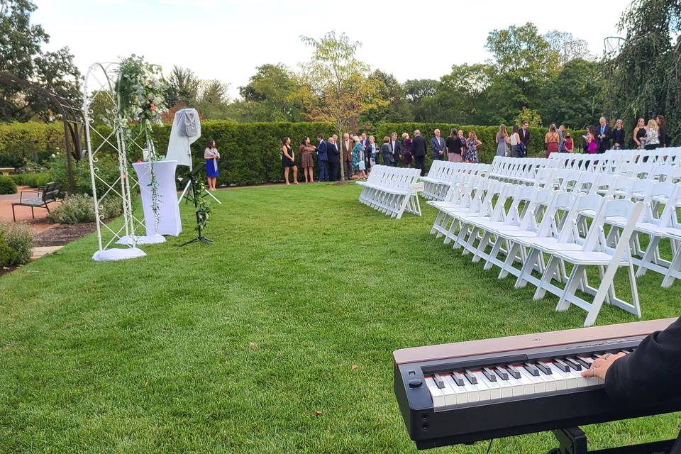 Beautiful outdoor wedding!
