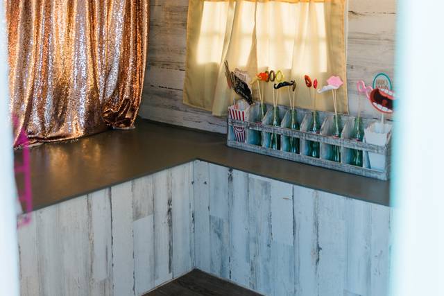 Rose gold backdrop