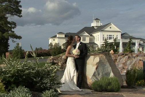Stephanie and Bill at Baywood Greens.