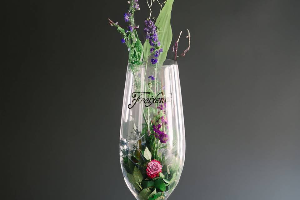 Life size wine glass