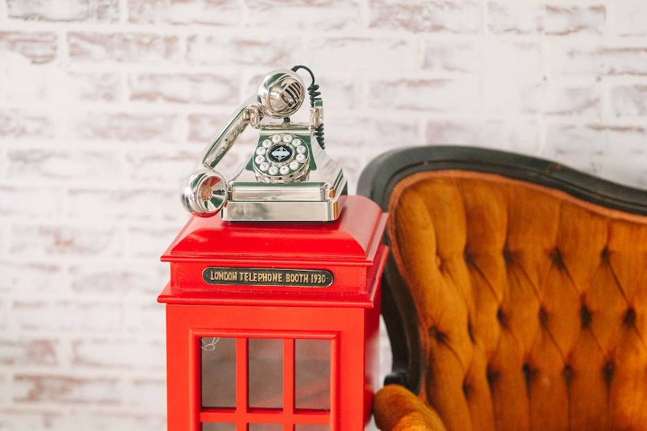 Red Telephone Booth Display