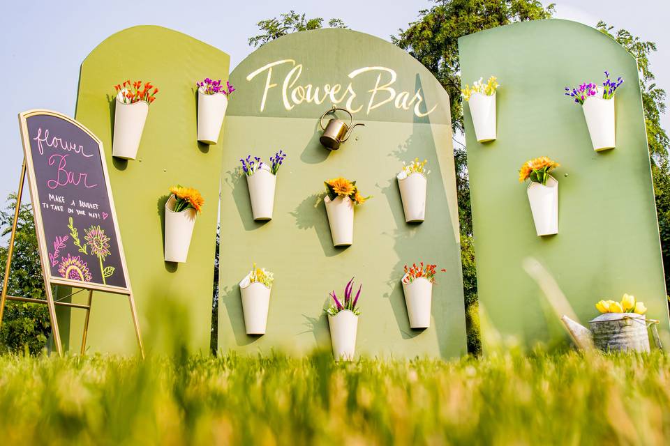 Flower Bar Rental