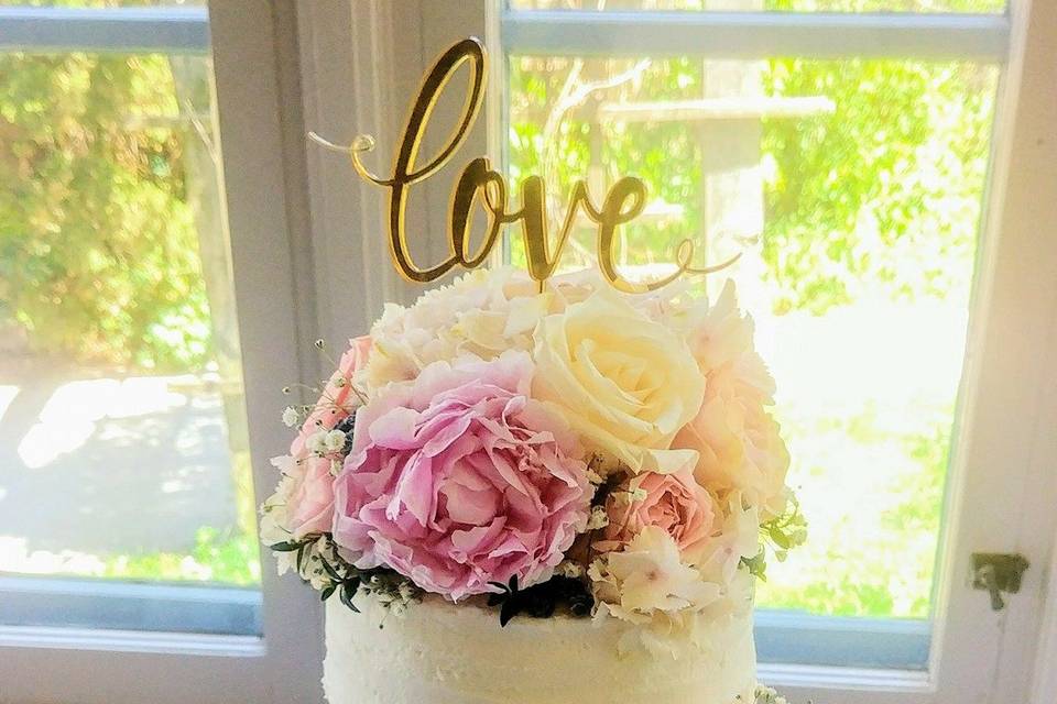 Textured buttercream