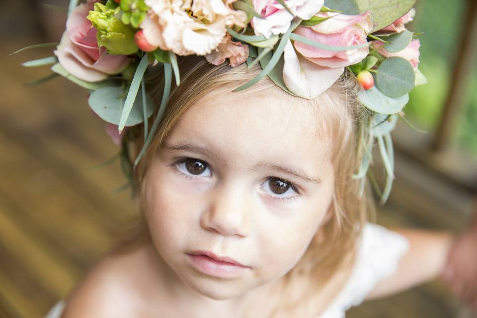 Flower Girl Crown